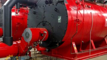 شکل ساده بویلر بخار