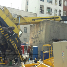 واژگونی جرثقیل 50 تنی در مشهد واژگونی جرثقیل 50 تنی در مشهد